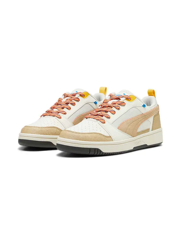 Кроссовки rebound v6 low 'white khaki' Puma — изображение 2 из 4, белый/хаки