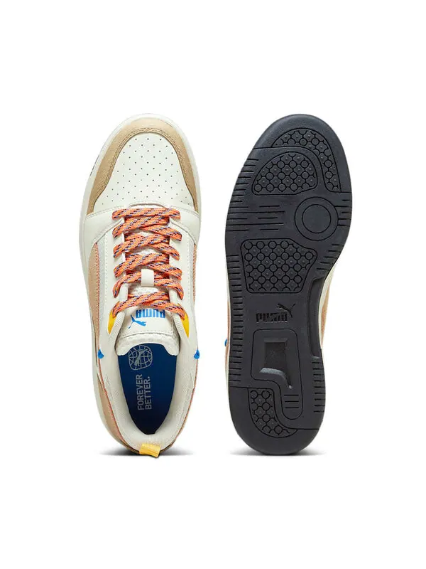 Кроссовки rebound v6 low 'white khaki' Puma — изображение 3 из 4, белый/хаки