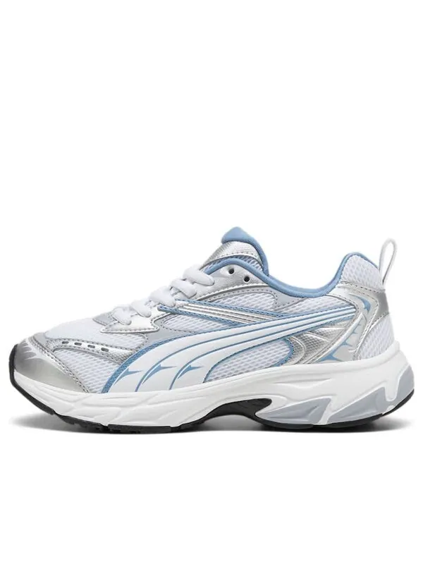 Кроссовки morphic 'silver zen blue' Puma — изображение 1 из 4, белый/синий/серебристый