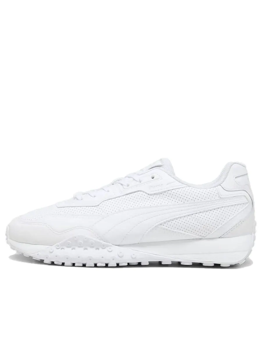 Кроссовки PUMA Blktop Rider Leather 'White Glacial Gray' — изображение 1 из 5, белый
