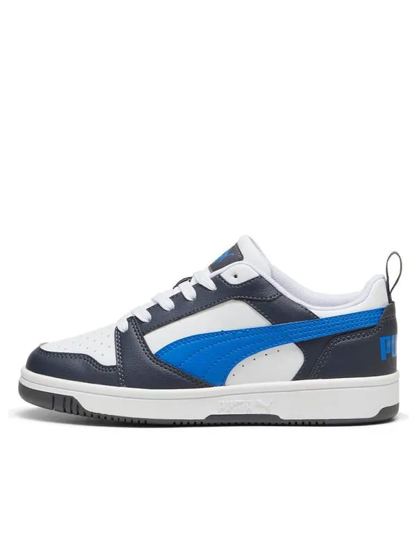 Кроссовки rebound v6 low 'hyperlink blue galactic grey' Puma — изображение 1 из 4, белый/синий/серый