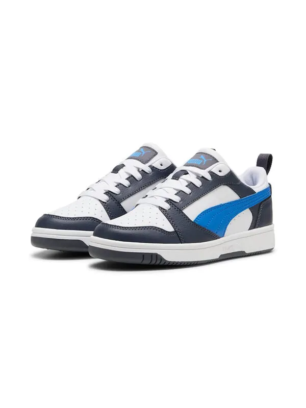 Кроссовки rebound v6 low 'hyperlink blue galactic grey' Puma — изображение 3 из 4, белый/синий/серый