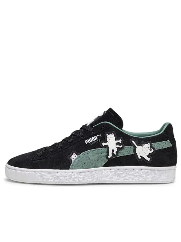 Кроссовки suede x ripndip 'lord nermal - black eucalyptus' Puma — изображение 1 из 4, черный