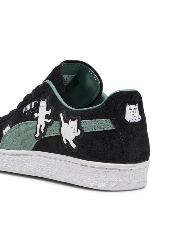 Кроссовки suede x ripndip 'lord nermal - black eucalyptus' Puma — изображение 4 из 4, черный