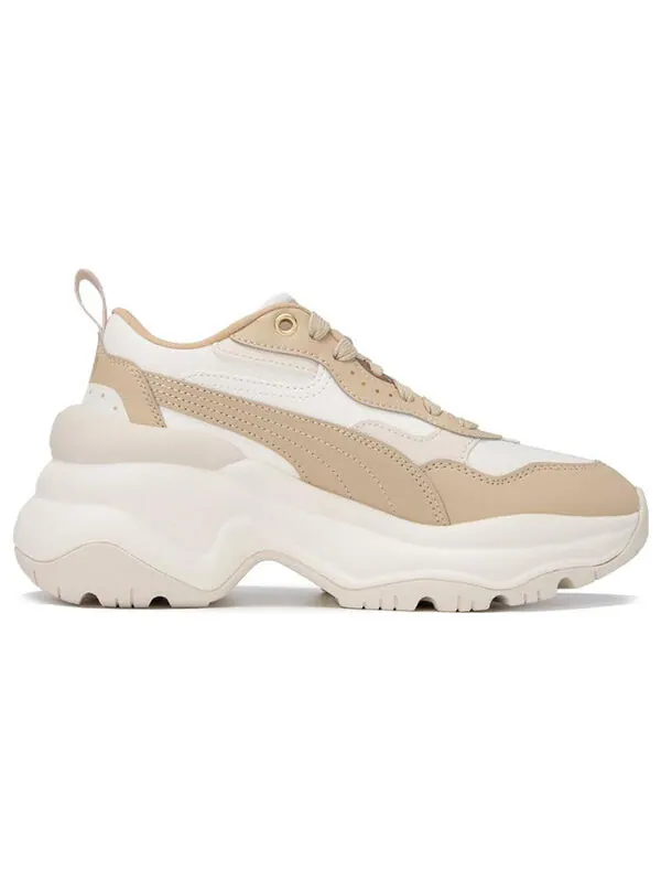 Кроссовки cilia wedge 'warm white toasted almond' Puma — изображение 2 из 4, белый--золотистый