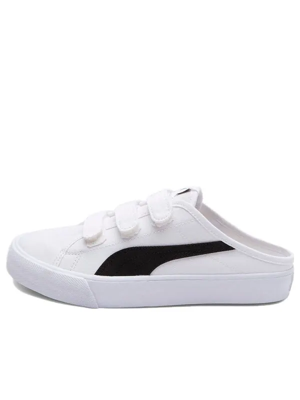 Кроссовки bari mule 'white black' Puma — изображение 1 из 4, белый/черный
