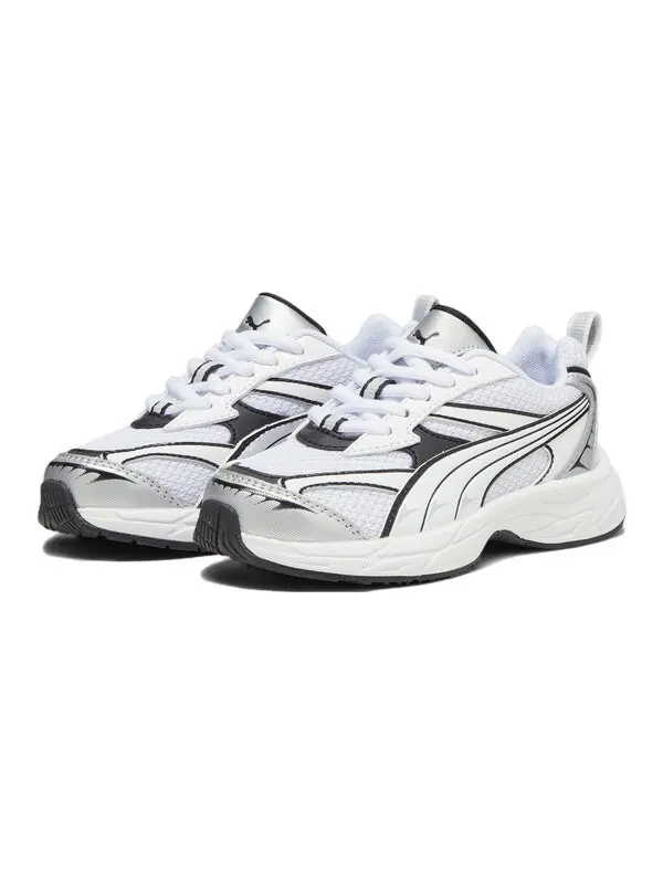 Кроссовки morphic 'feather grey black' Puma — изображение 3 из 4, серый/черный