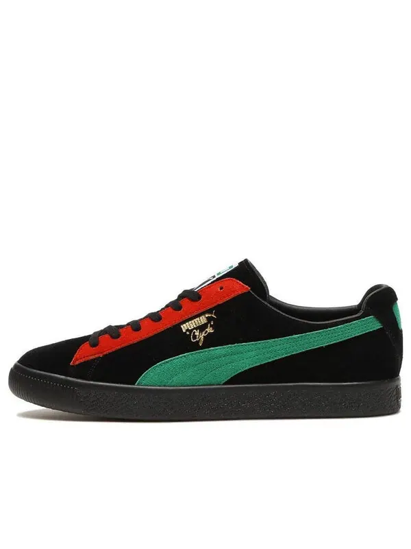 Кроссовки clyde mij rc gs 'black green' Puma — изображение 1 из 4, черный/зеленый