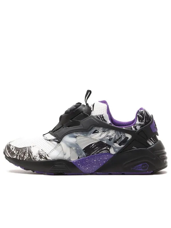 Кроссовки x atmos disc blaze 'suminagashi' Puma — изображение 1 из 4, черный/белый/фиолетовый