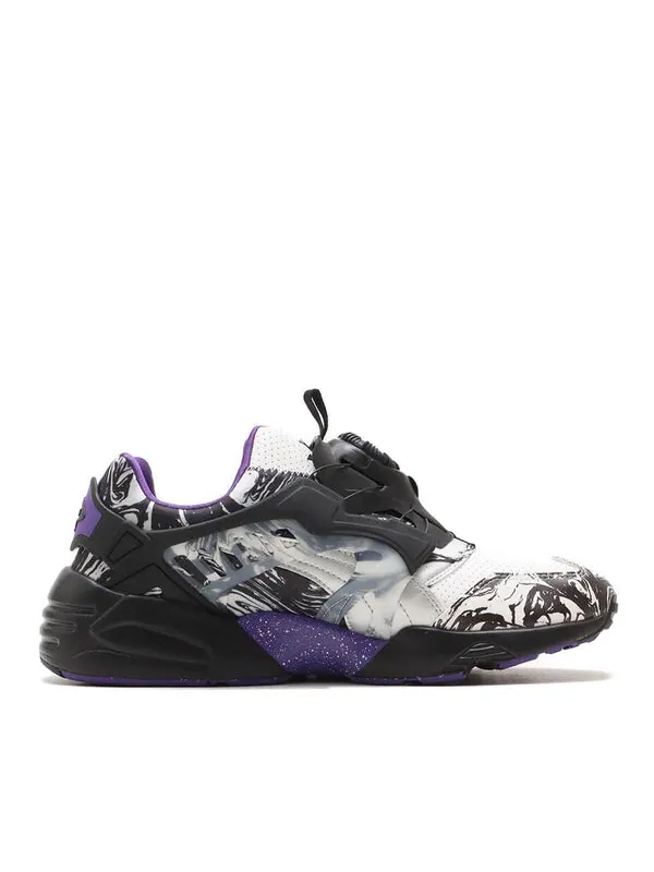 Кроссовки x atmos disc blaze 'suminagashi' Puma — изображение 2 из 4, черный/белый/фиолетовый