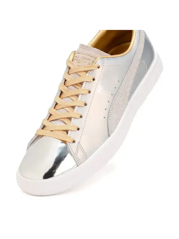 Кроссовки clyde x sorayama 'silver gold' Puma — изображение 3 из 4, серебристый/золотистый
