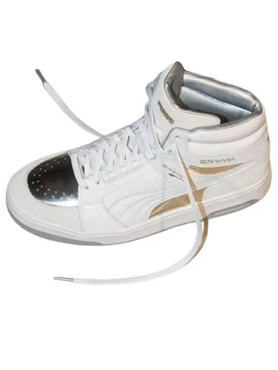Кроссовки slipstream mid x sorayama 'white silver' Puma — изображение 1 из 2, белый/серебристый