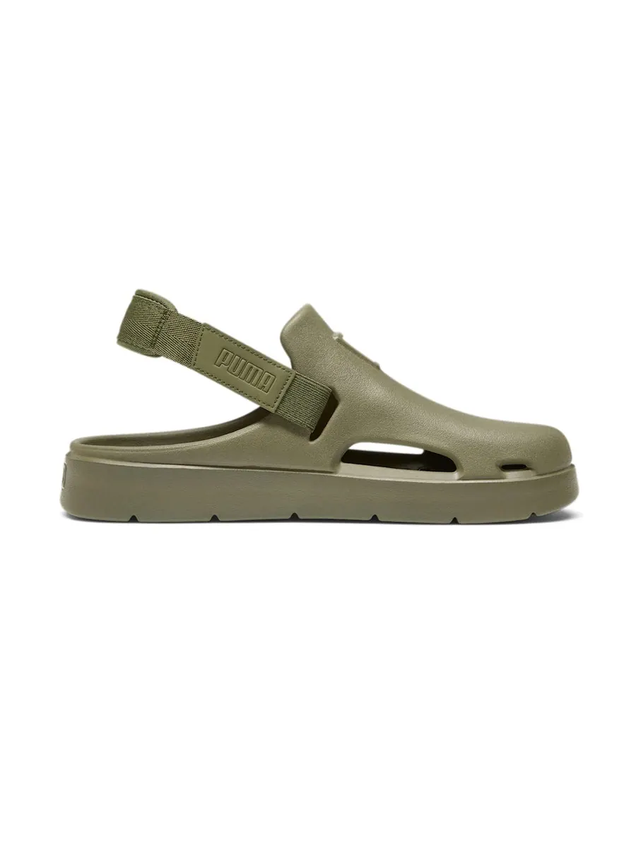 Сандалии PUMA Shibui Mule 'Olive Green' — изображение 2 из 6, оливковый зеленый