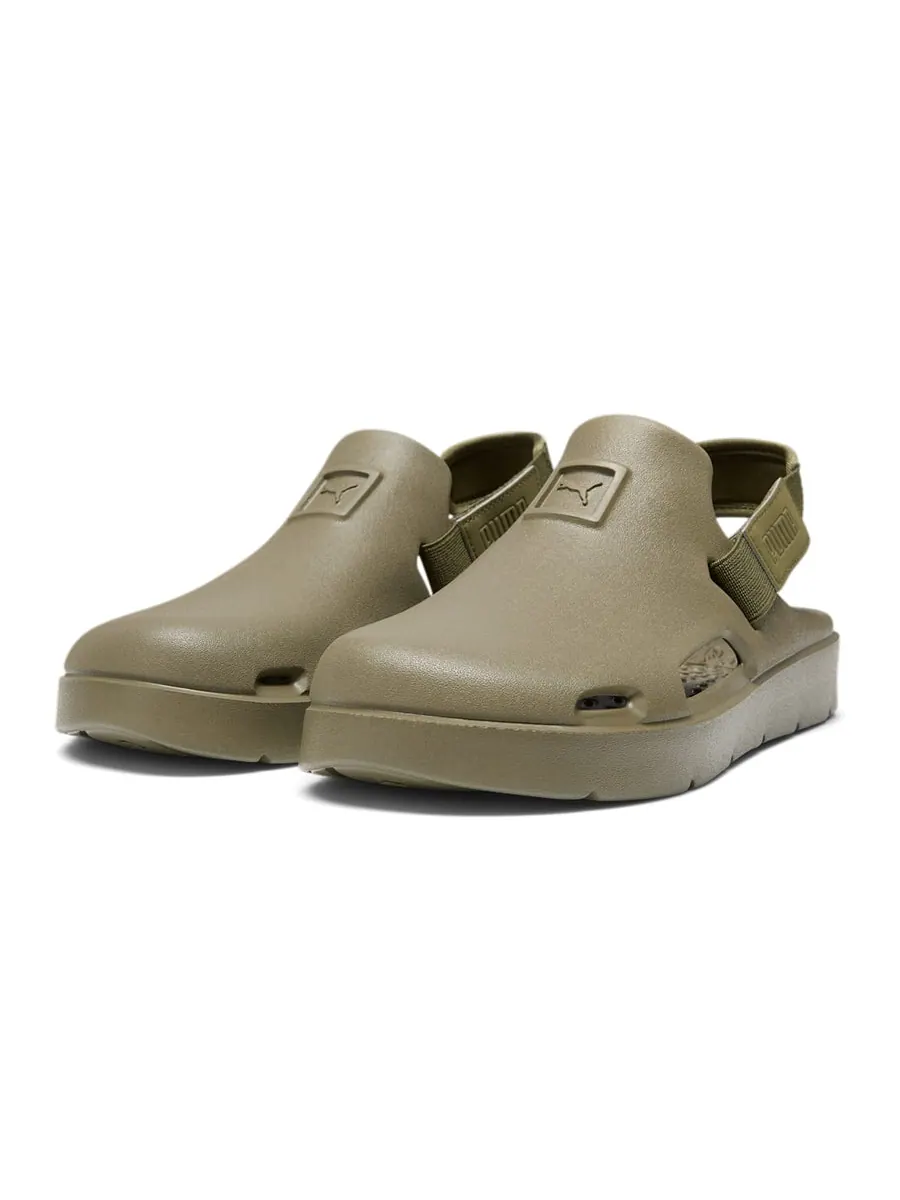 Сандалии PUMA Shibui Mule 'Olive Green' — изображение 3 из 6, оливковый зеленый