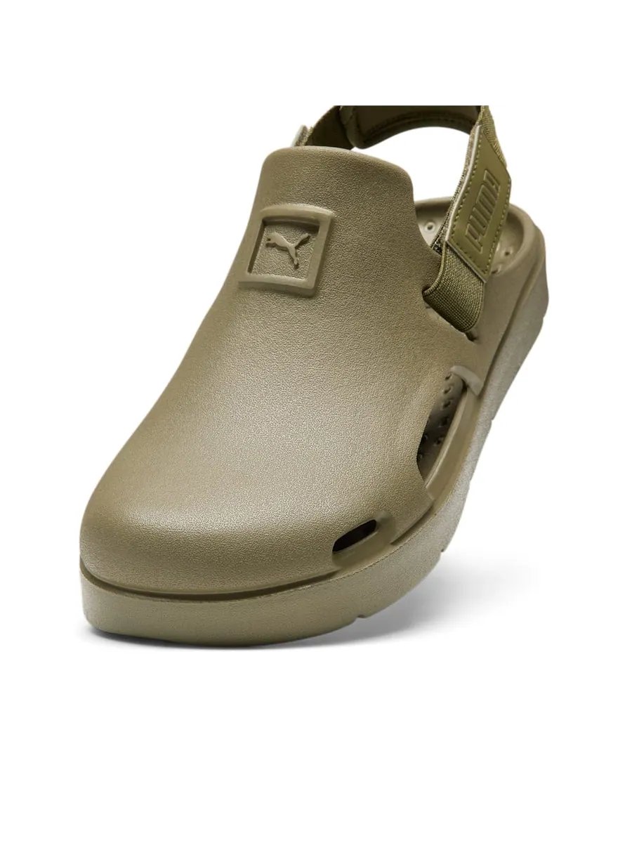 Сандалии PUMA Shibui Mule 'Olive Green' — изображение 4 из 6, оливковый зеленый
