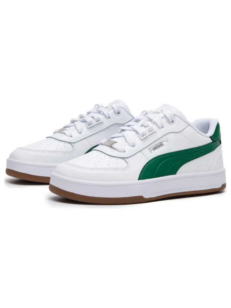 Кроссовки PUMA Caven 2.0 Lux 'White Green' — изображение 2 из 4, белый