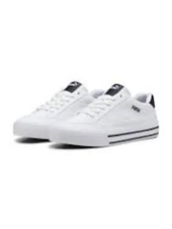 Кроссовки court classic vulc 'white black' Puma — изображение 2 из 4, белый/черный