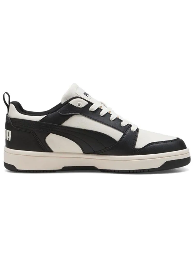 Кроссовки PUMA Rebound V6 Low CV 'Black Warm White' — изображение 2 из 5, черный