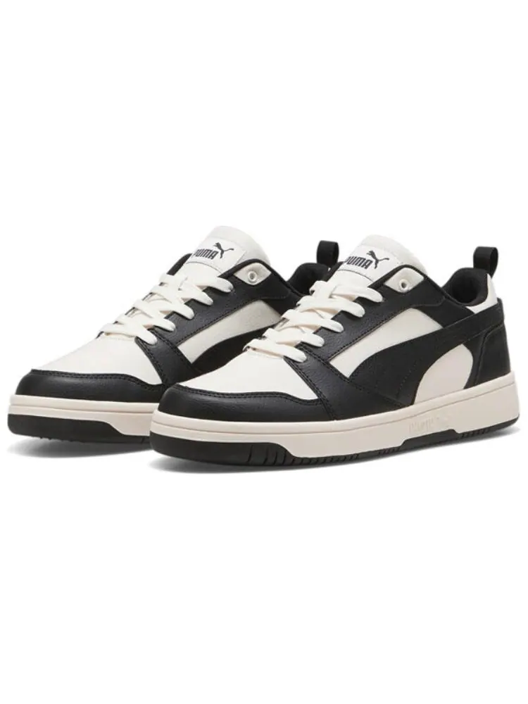 Кроссовки PUMA Rebound V6 Low CV 'Black Warm White' — изображение 3 из 5, черный