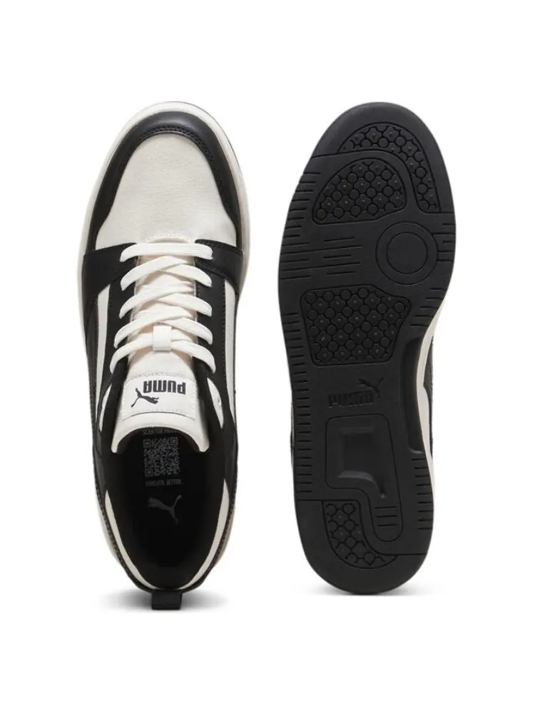 Кроссовки PUMA Rebound V6 Low CV 'Black Warm White' — изображение 5 из 5, черный