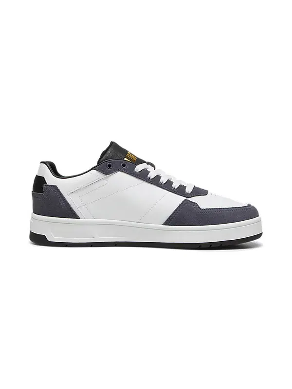 Кроссовки court classic 'white grey' Puma — изображение 2 из 4, белый/серый/золотистый
