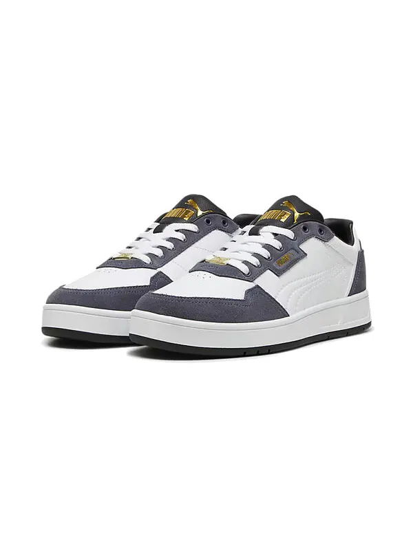 Кроссовки court classic 'white grey' Puma — изображение 4 из 4, белый/серый/золотистый
