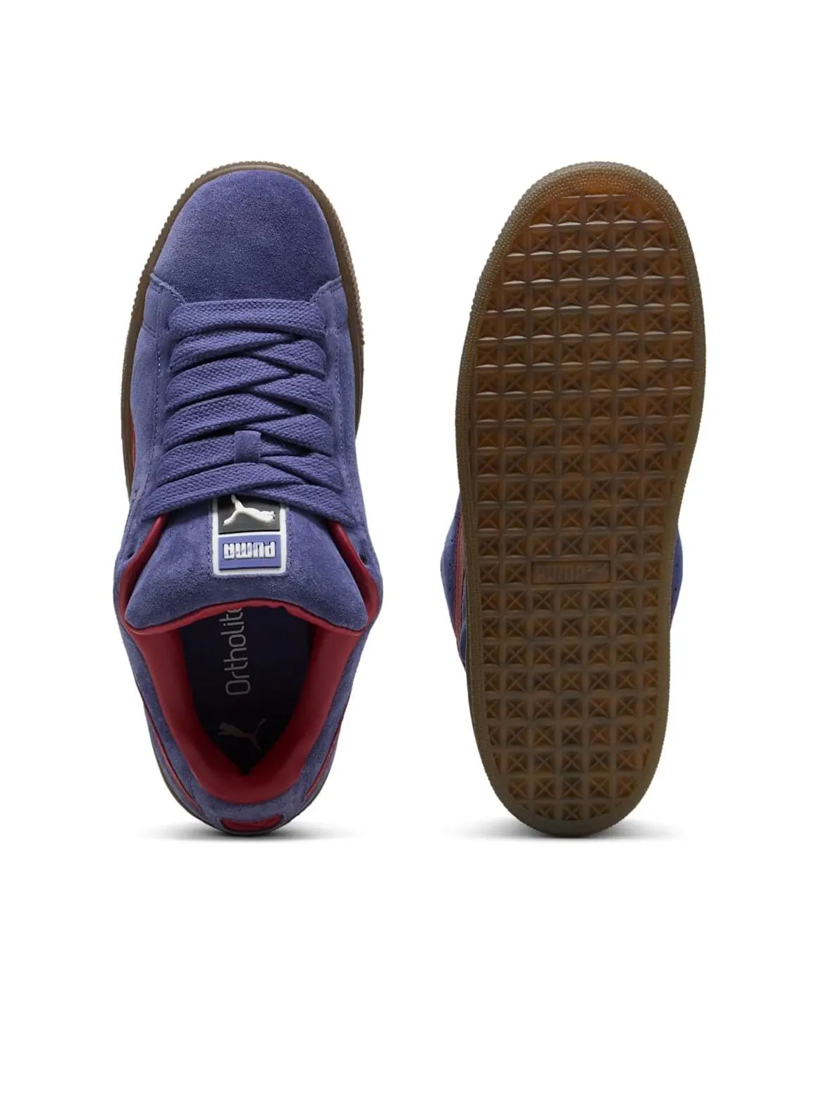 Кроссовки PUMA Suede XL 'Blue Crystal' — изображение 3 из 6, фиолетовый