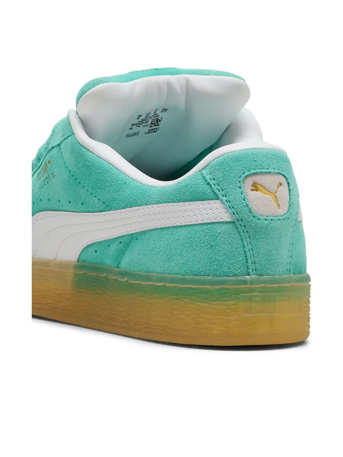 Кроссовки PUMA Suede XL 'Aquatic' — изображение 4 из 6, зеленый