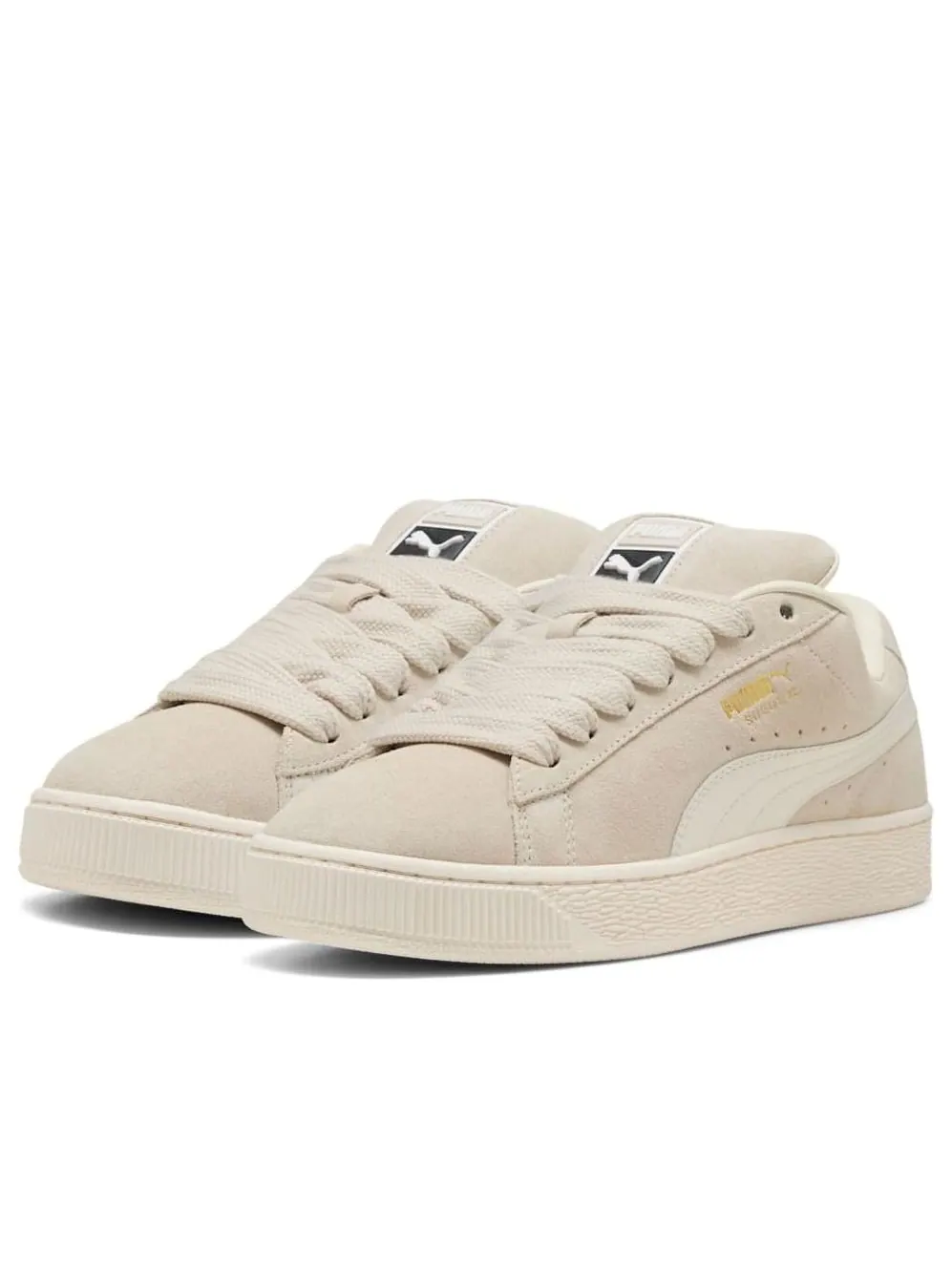 Кроссовки PUMA Suede XL 'Alpine Snow' — изображение 2 из 6, бежевый