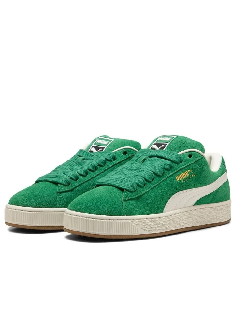 Кроссовки PUMA Suede XL 'Archive Green' — изображение 2 из 6, зеленый