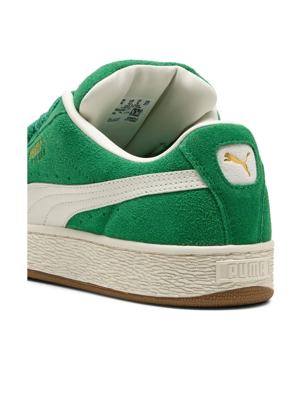 Кроссовки PUMA Suede XL 'Archive Green' — изображение 4 из 6, зеленый