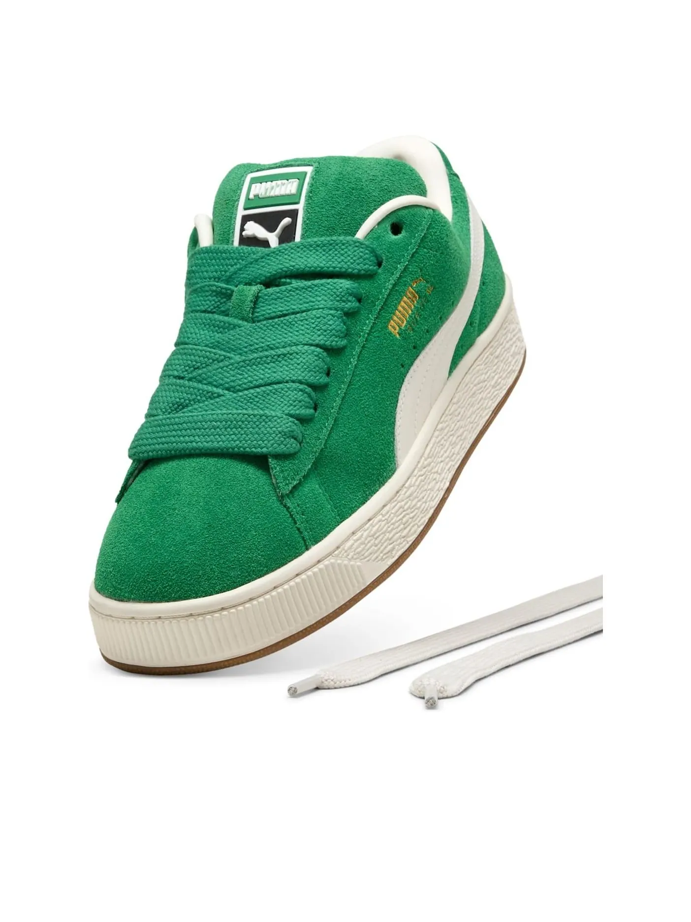 Кроссовки PUMA Suede XL 'Archive Green' — изображение 5 из 6, зеленый