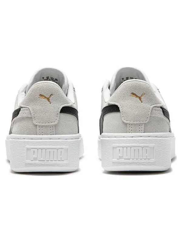 Кроссовки suedeplatform 'white and black' Puma — изображение 4 из 4, белый черный