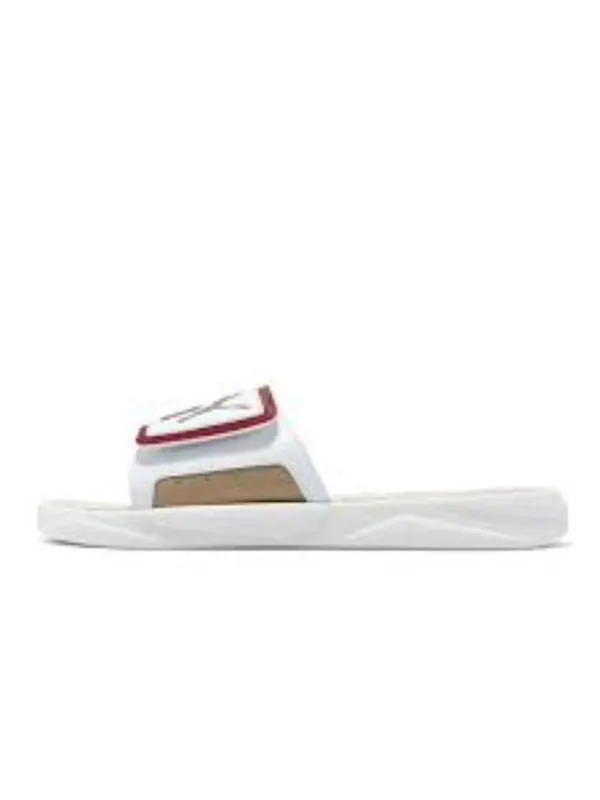 Тапочки royalcat comfort slides 'white red gold' Puma — изображение 1 из 4, белый/красный/золотистый