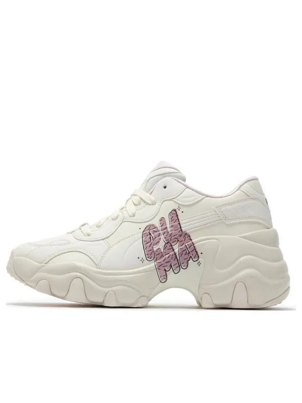 Кроссовки pulsar wedge logo play 'white pink' Puma — изображение 1 из 4, кремовый белый/розовый