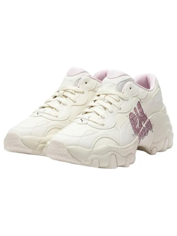Кроссовки pulsar wedge logo play 'white pink' Puma — изображение 3 из 4, кремовый белый/розовый