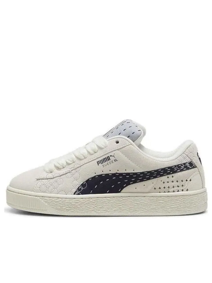 Кроссовки PUMA Suede XL 'Beige Black' — изображение 1 из 5, бежевый