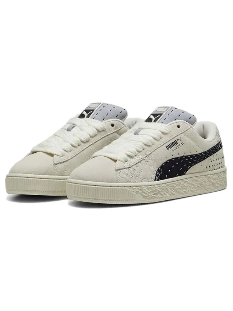 Кроссовки PUMA Suede XL 'Beige Black' — изображение 3 из 5, бежевый