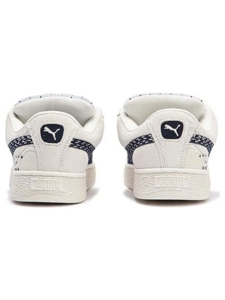 Кроссовки PUMA Suede XL 'Beige Black' — изображение 4 из 5, бежевый