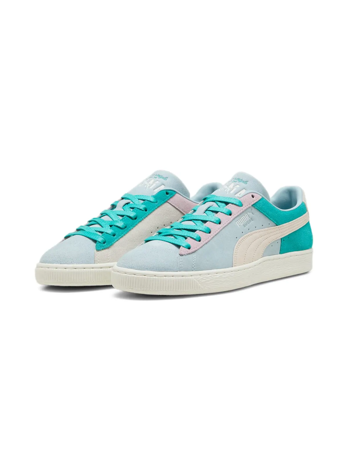Кроссовки PUMA Suede Iconix 'Grape Mist Sparkling Green' — изображение 3 из 6, бирюзовый