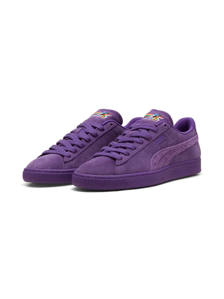 Кроссовки PUMA Suede 'Love Marathon' — изображение 3 из 6, фиолетовый