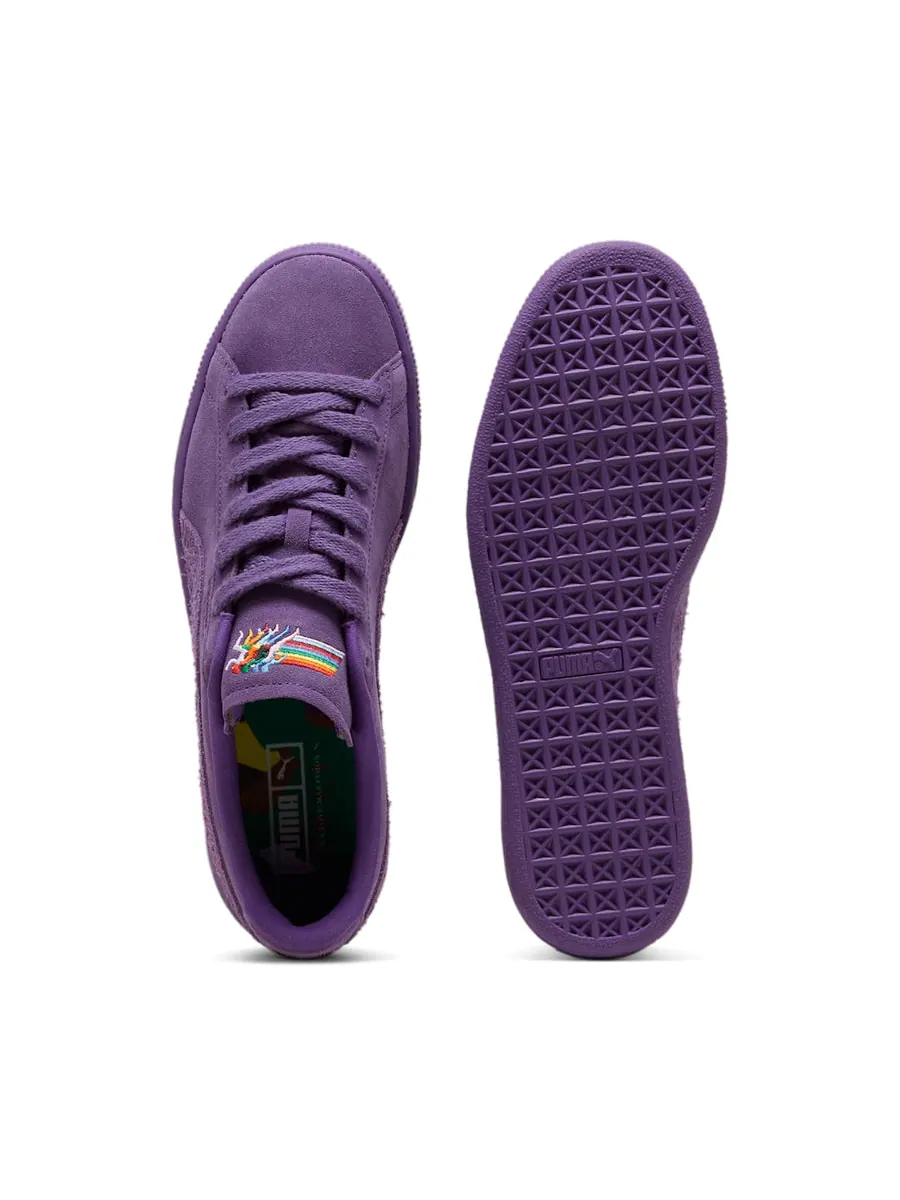 Кроссовки PUMA Suede 'Love Marathon' — изображение 4 из 6, фиолетовый