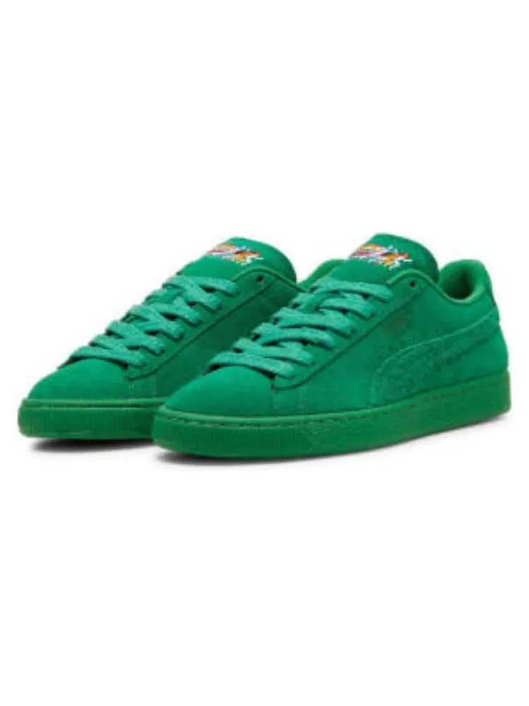 Кроссовки PUMA Suede 'Love Marathon - Meadow' — изображение 3 из 5, зеленый