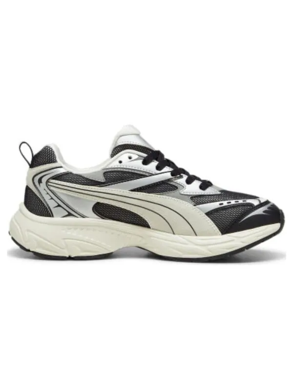 Кроссовки morphic retro sneakers 'white black' Puma — изображение 2 из 4, белый/черный
