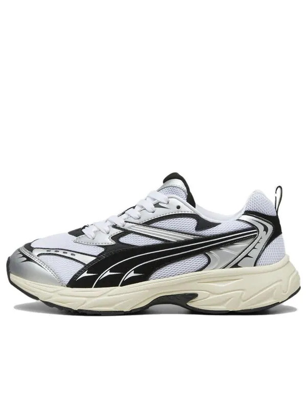 Кроссовки morphic retro 'white black' Puma — изображение 1 из 4, белый/черный