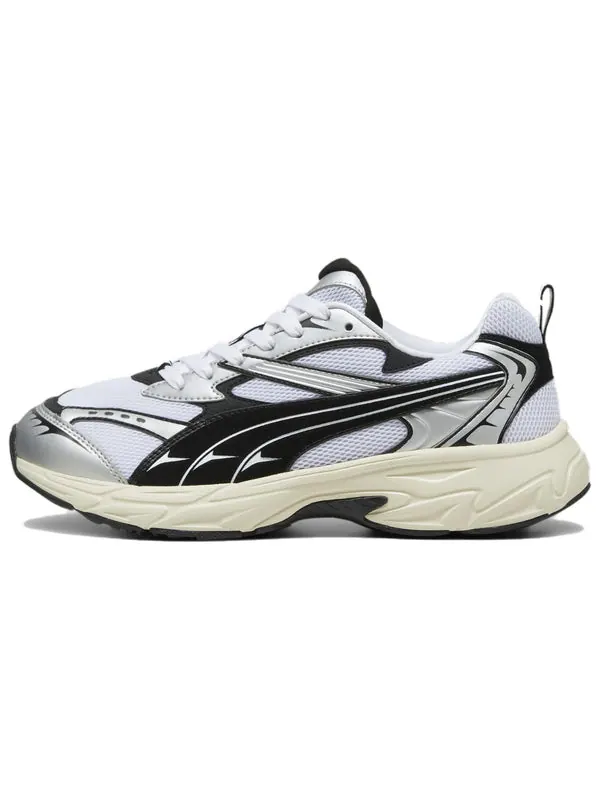 Кроссовки morphic retro 'white black' Puma — изображение 2 из 4, белый/черный