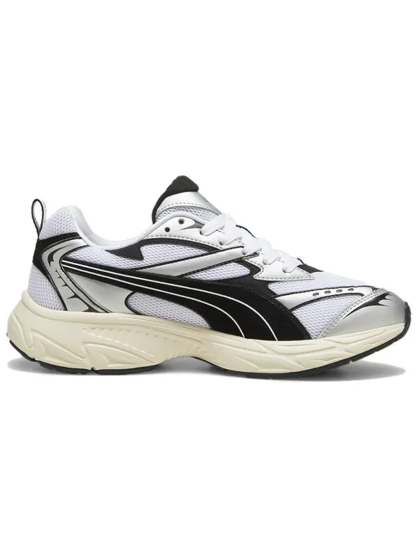 Кроссовки morphic retro 'white black' Puma — изображение 3 из 4, белый/черный