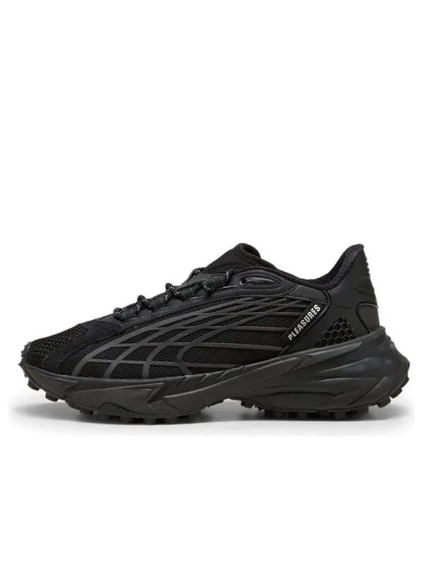 Кроссовки x pleasures spirex 'black' Puma — изображение 1 из 4, черный
