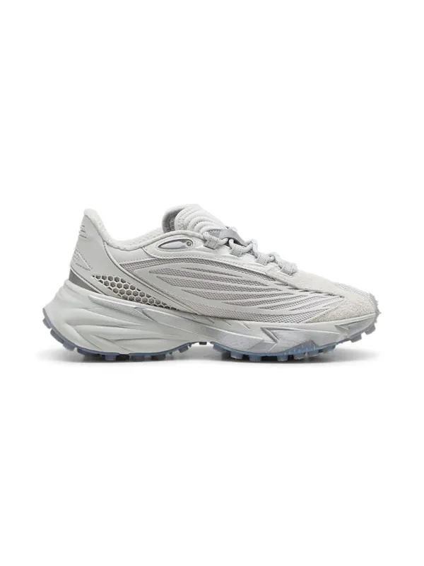Кроссовки x pleasures spirex 'glacial grey' Puma — изображение 2 из 4, серый/светлый серый