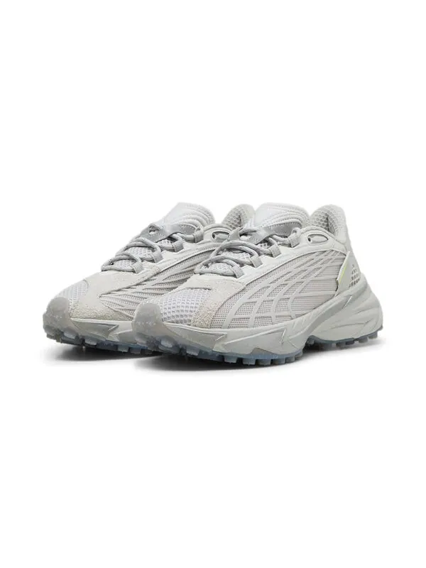 Кроссовки x pleasures spirex 'glacial grey' Puma — изображение 3 из 4, серый/светлый серый